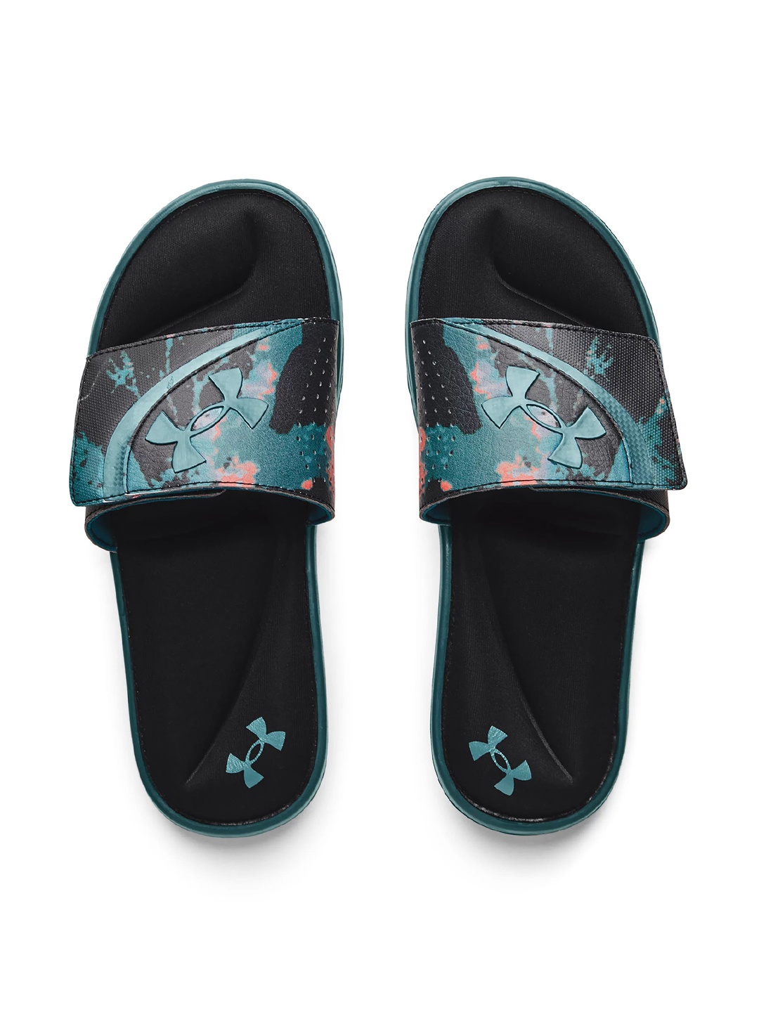 

UNDER ARMOUR Men Printed Sliders, Black