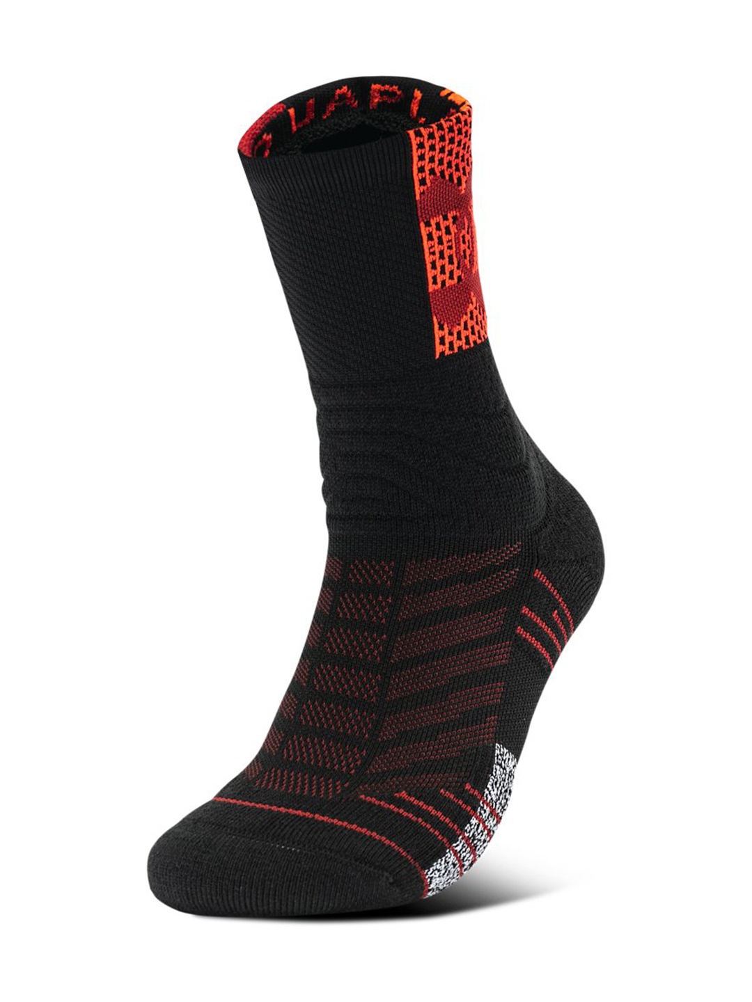 

UNDER ARMOUR Unisex Patterned Playmaker LNY Mid Crew Above Ankle Length Socks, Black
