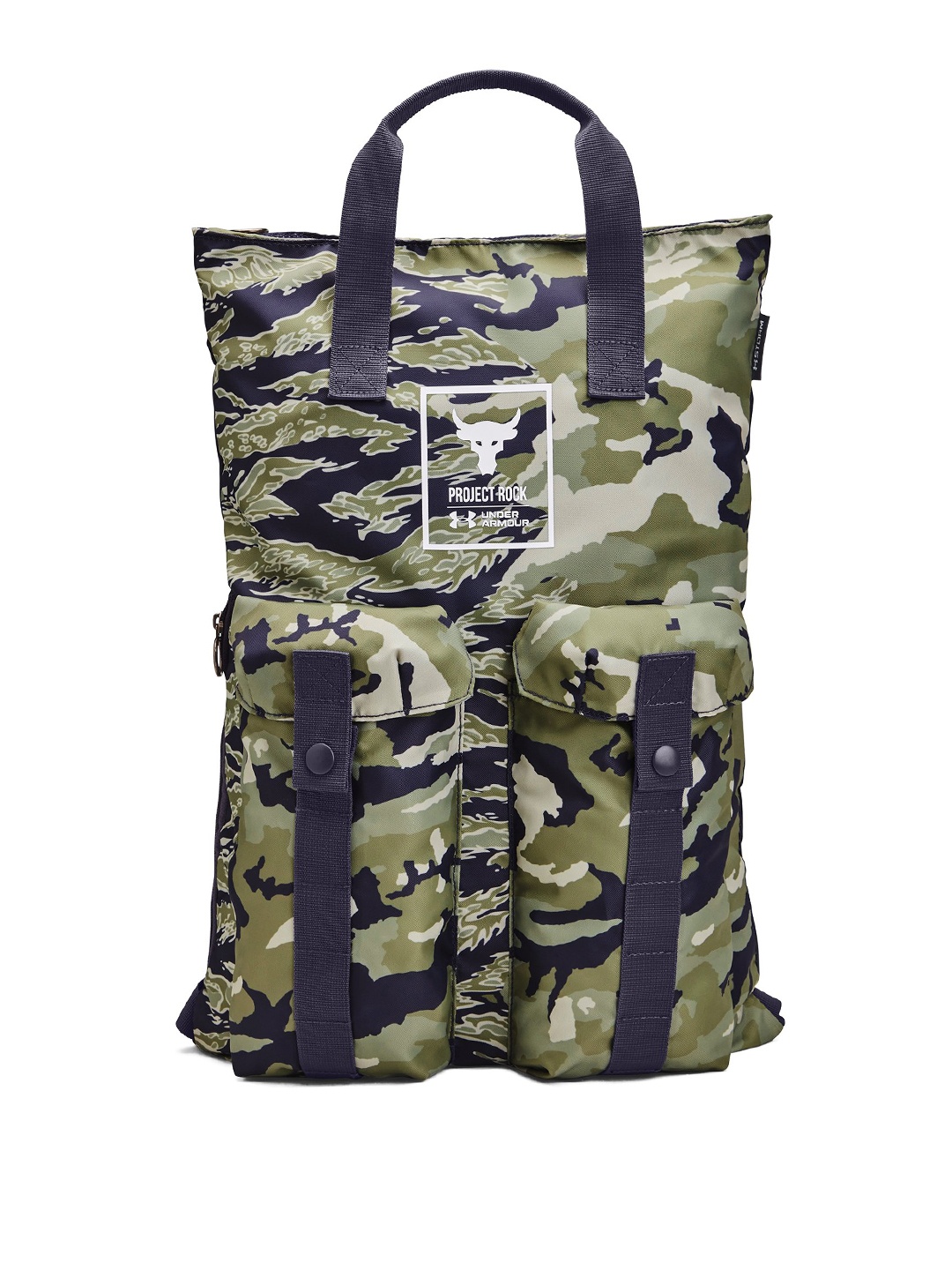 

UNDER ARMOUR Unisex Camouflage Print Project Rock Gym Sack, Olive