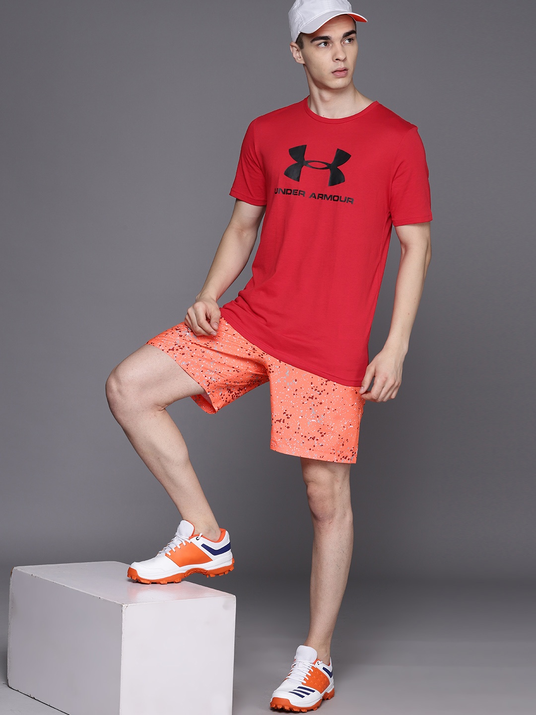 

UNDER ARMOUR Sportstyle Logo Short Sleeve T-shirt, Red