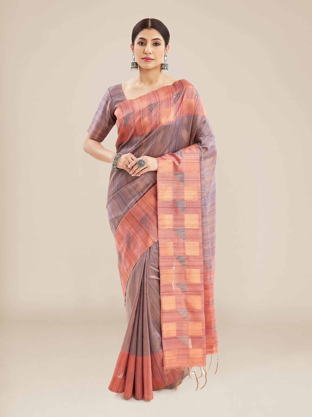 

Kalyan Silks Woven Design Sungudi Saree, Purple
