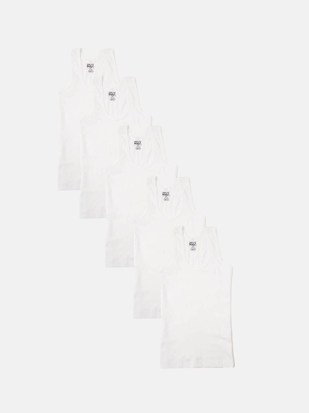 

Lux Cozi Boys Cotton Vest, White