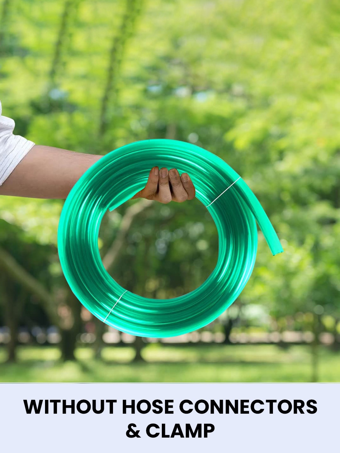 

Kuber Industries Green PVC Light weight & Flexible Water Hose Pipe 5 m