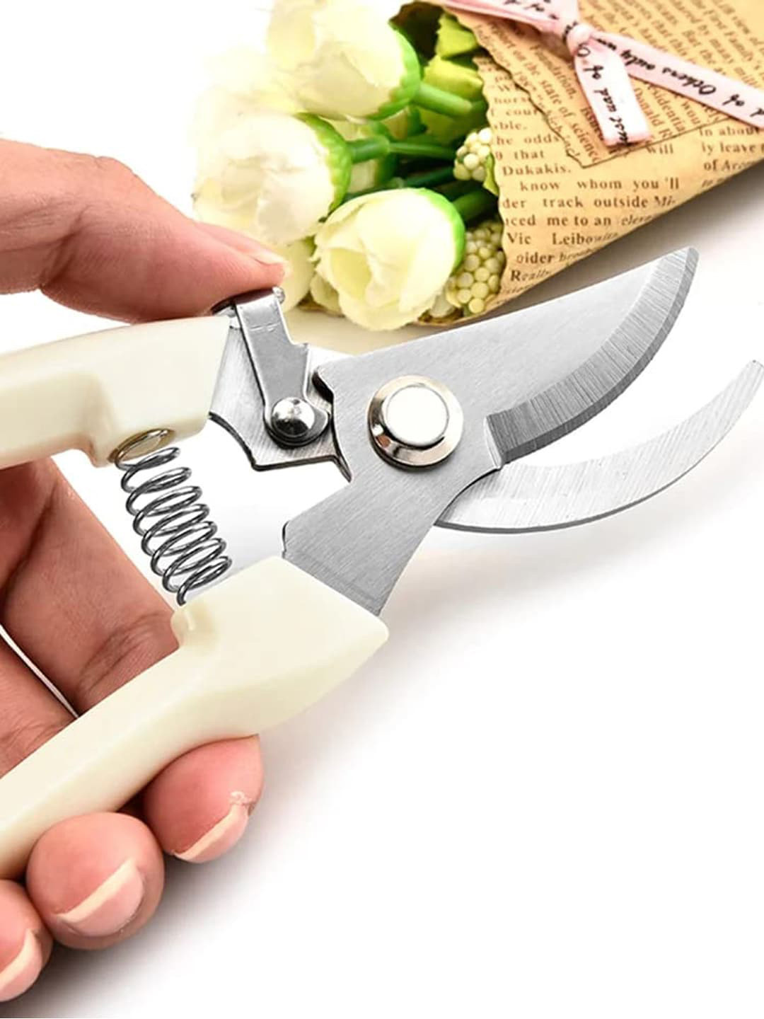 

Kuber Industries Cream Metal Plant Cutter