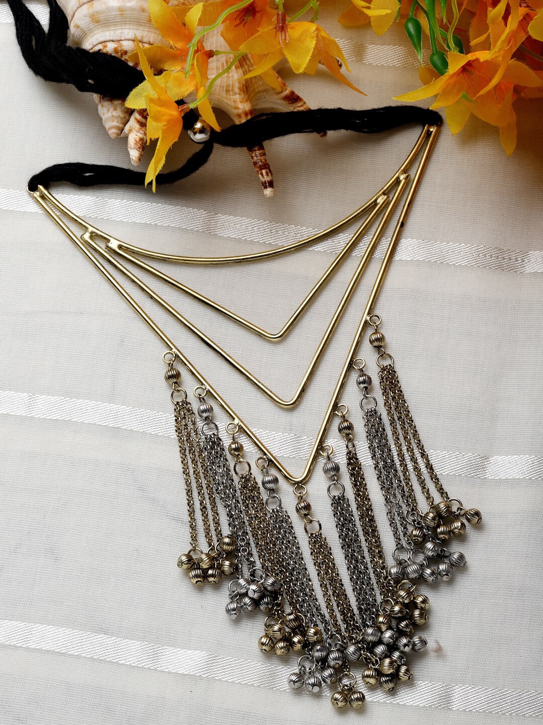 

Moedbuille Brass Gold-Plated Necklace