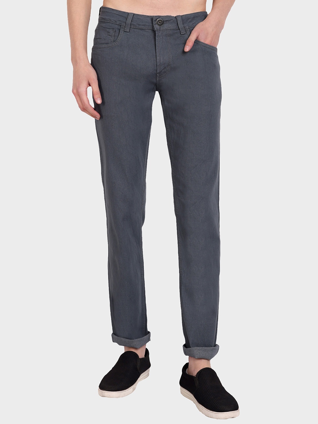 

Harvard Men Grey Micheal Slim Fit Stretchable Jeans