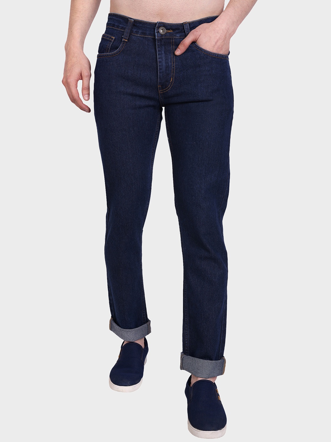

Harvard Men Navy Blue Micheal Slim Fit Stretchable Jeans