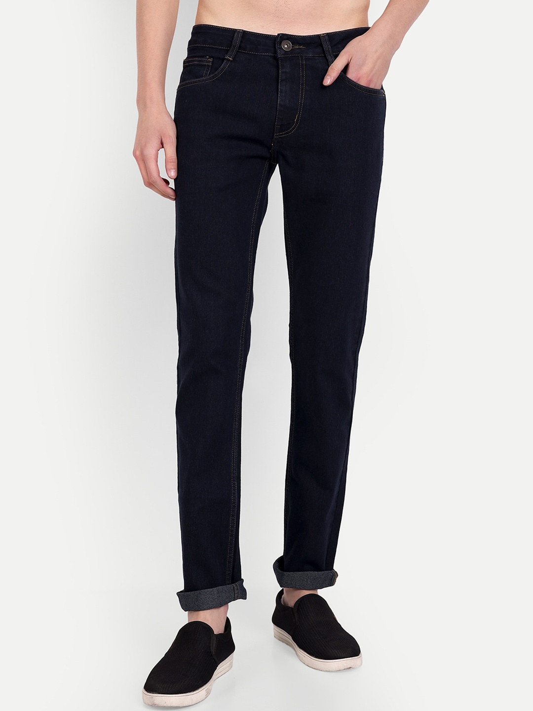 

Harvard Men Navy Blue Micheal Slim Fit Jeans