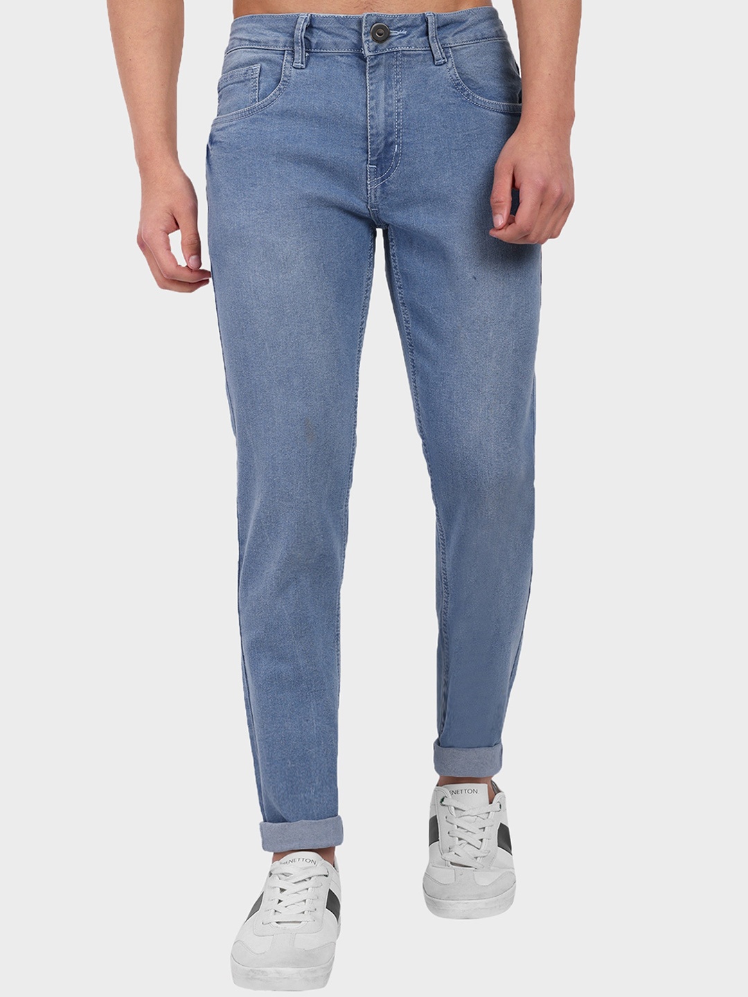 

Harvard Men Blue Micheal Slim Fit Light Fade Jeans