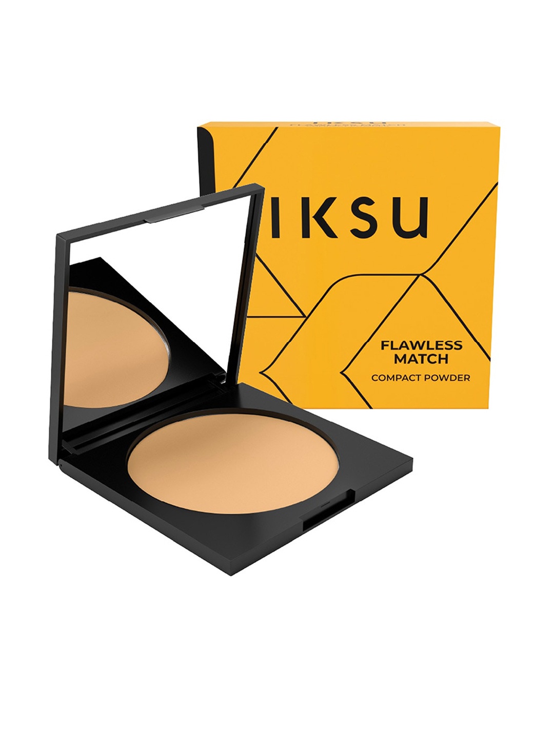 

Iksu by Lifestyle Flawless Match Soft Matte Compact Powder with Hyaluron 9g - Cookie Rich, Beige