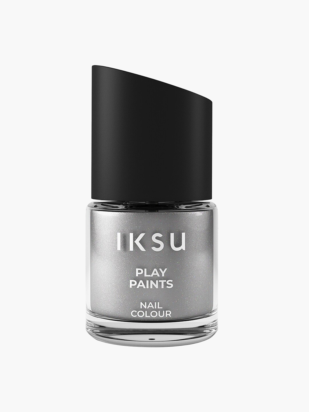 

Iksu by Lifestyle Play Paints Quick-Drying Nail Polish 8ml - Candy Floss, Silver