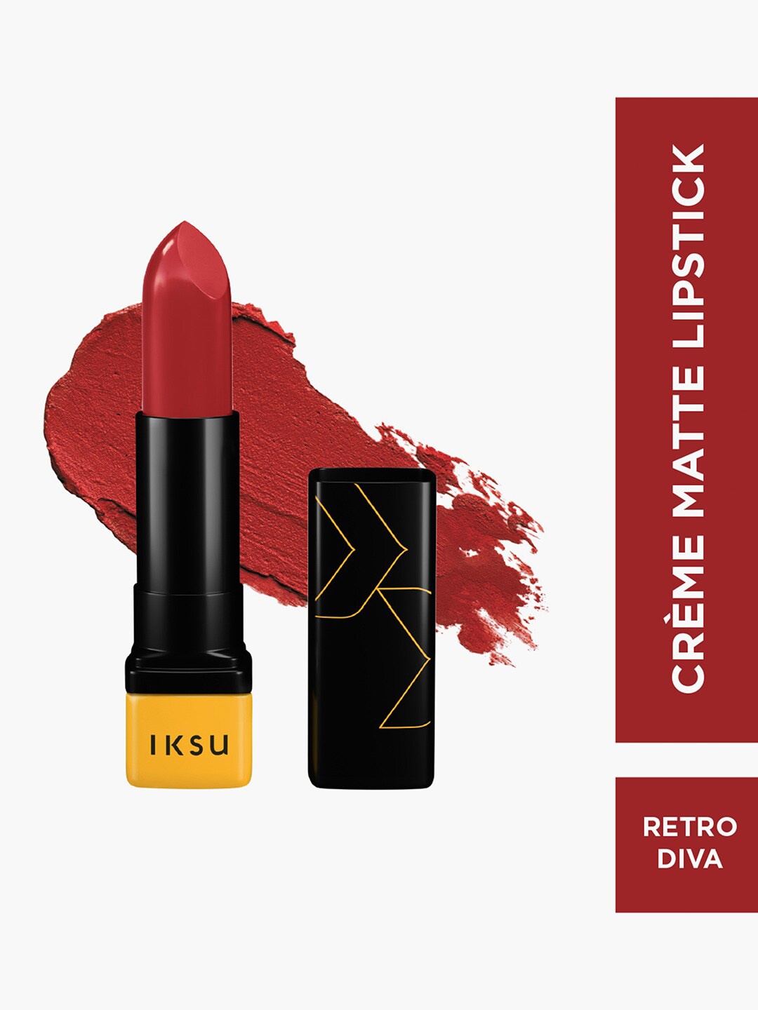 

IKSU by Lifestyle Suede Kiss Creme Matte Lipstick 4.5 g- Retro Diva, Red