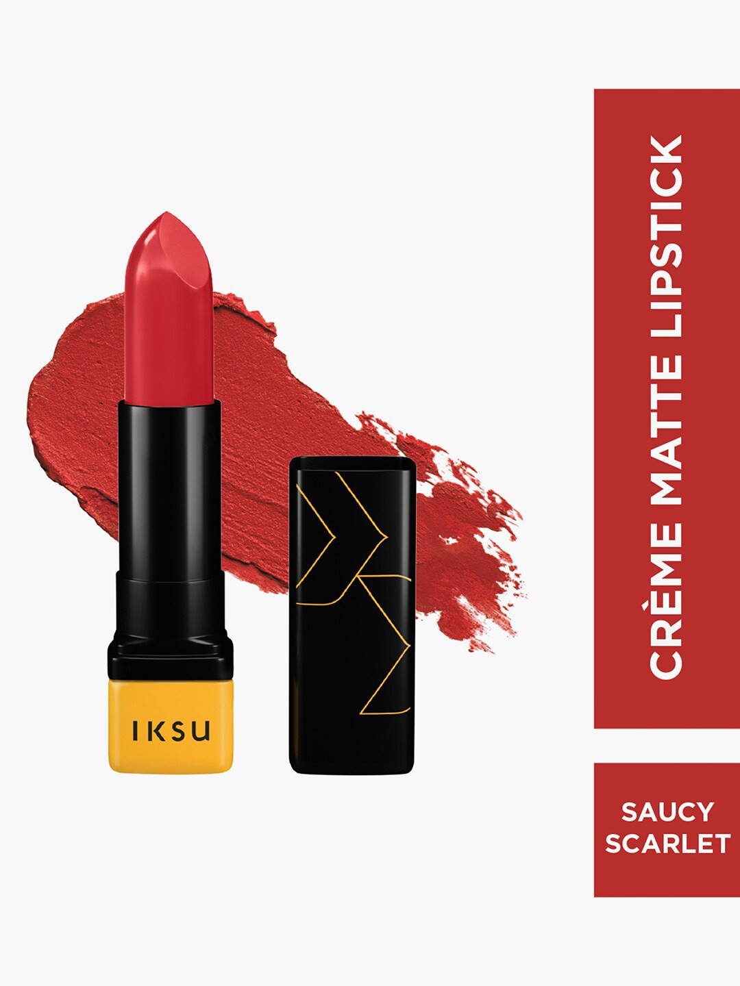 

IKSU by Lifestyle Suede Kiss Creme Matte Lipstick 4.2g -Saucy Scarlet, Red