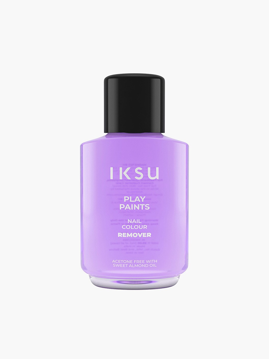 

IKSU by Lifestyle Play Paints Acetone Free Sweet Almond Oil Nail Color Remover - 30 ml, Purple