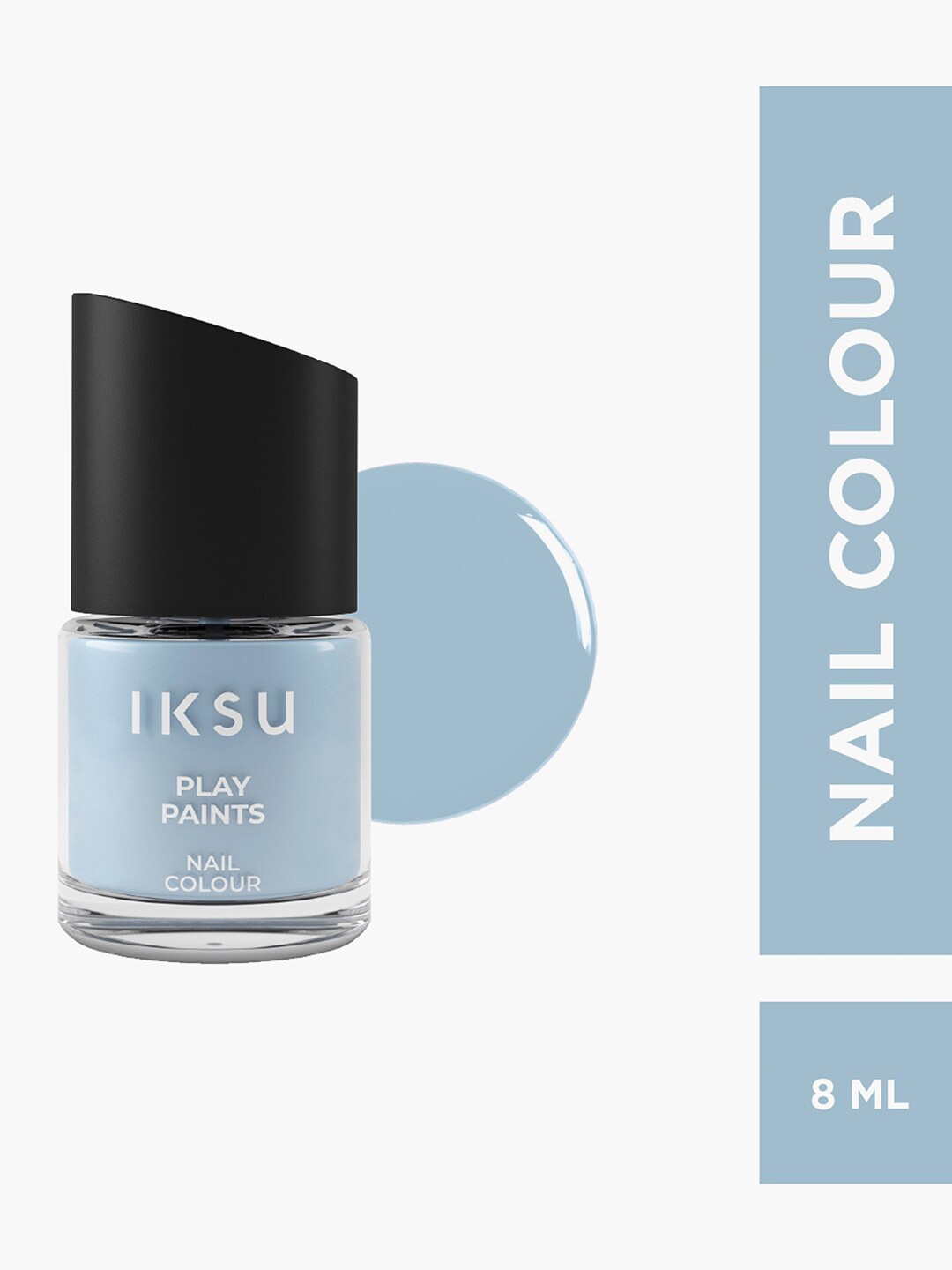 

IKSU by Lifestyle Play Paints Nail Colour 8 ml - Not Monday Blues, Blue