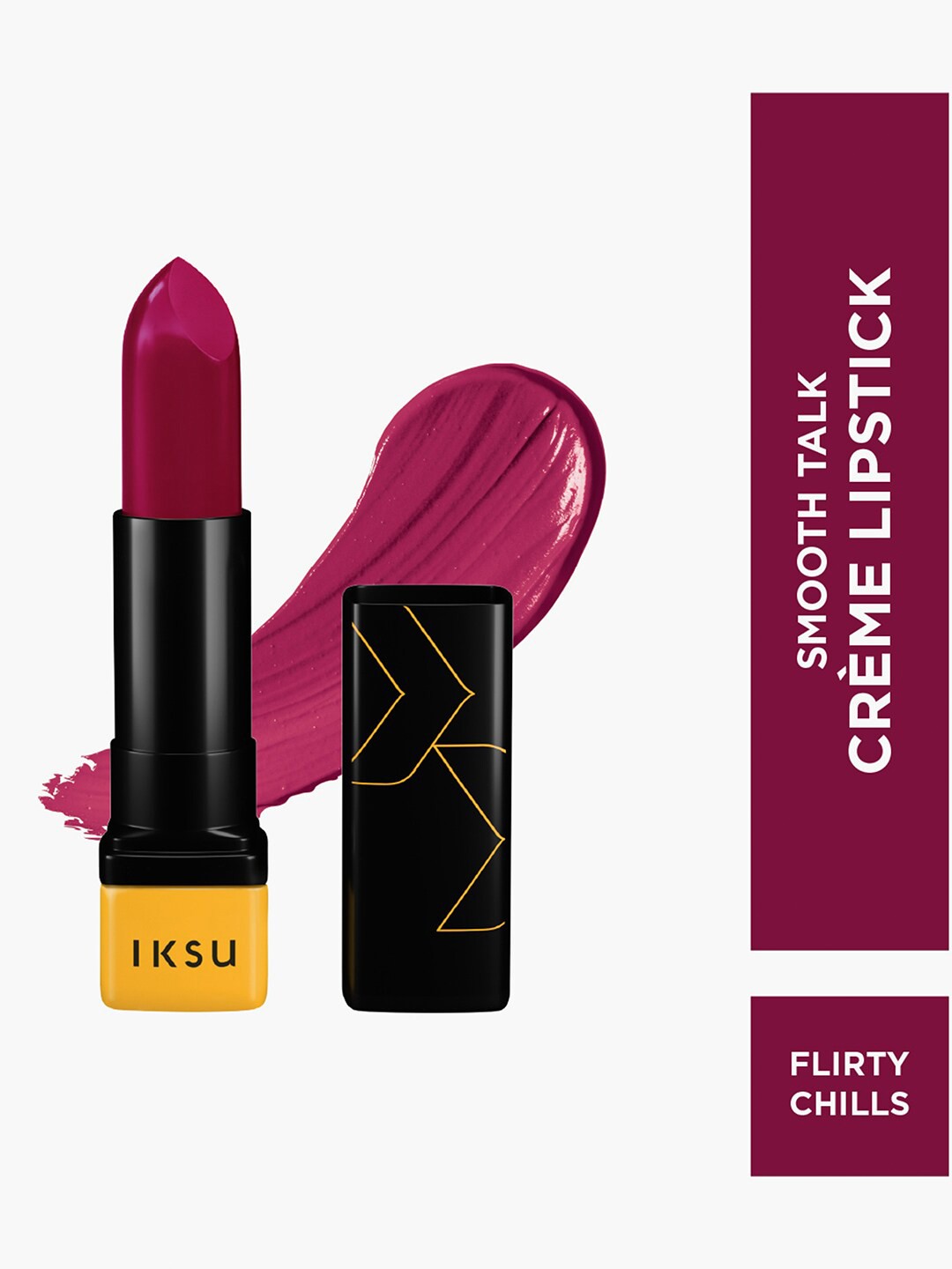

IKSU by Lifestyle Smooth Talk Glossy Finish Creme Lipstick 4.5g -Flirty Chills, Red