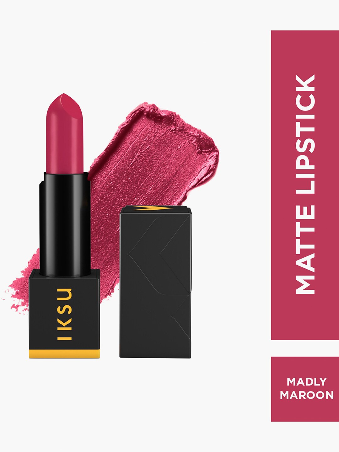 

IKSU by Lifestyle Matte In Love Matte Lipstick 4.2 g -Beri Peri, Pink