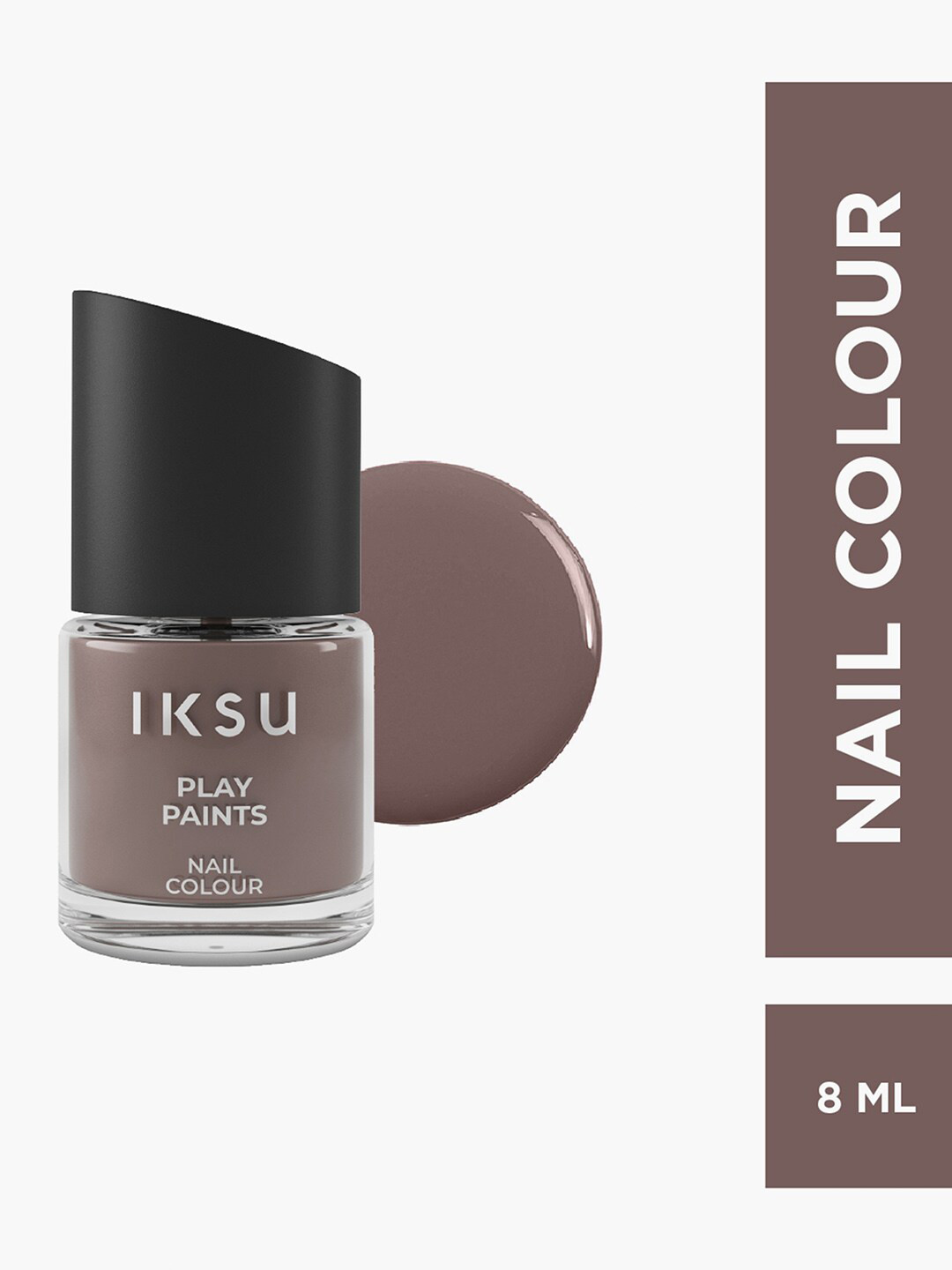 

IKSU by Lifestyle Play Paints Nail Colour 8 ml - Love On Taupe, Brown