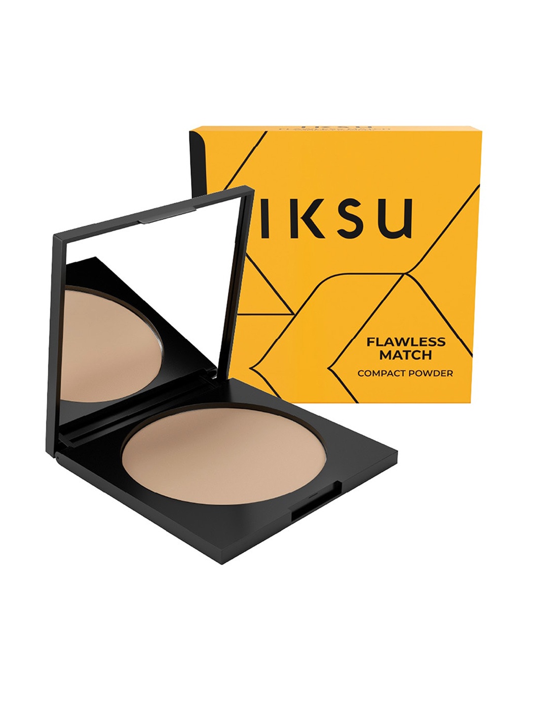 

IKSU by Lifestyle Flawless Match Matte Compact Powder with Hyaluron 9g - Cappicino Medium, Beige