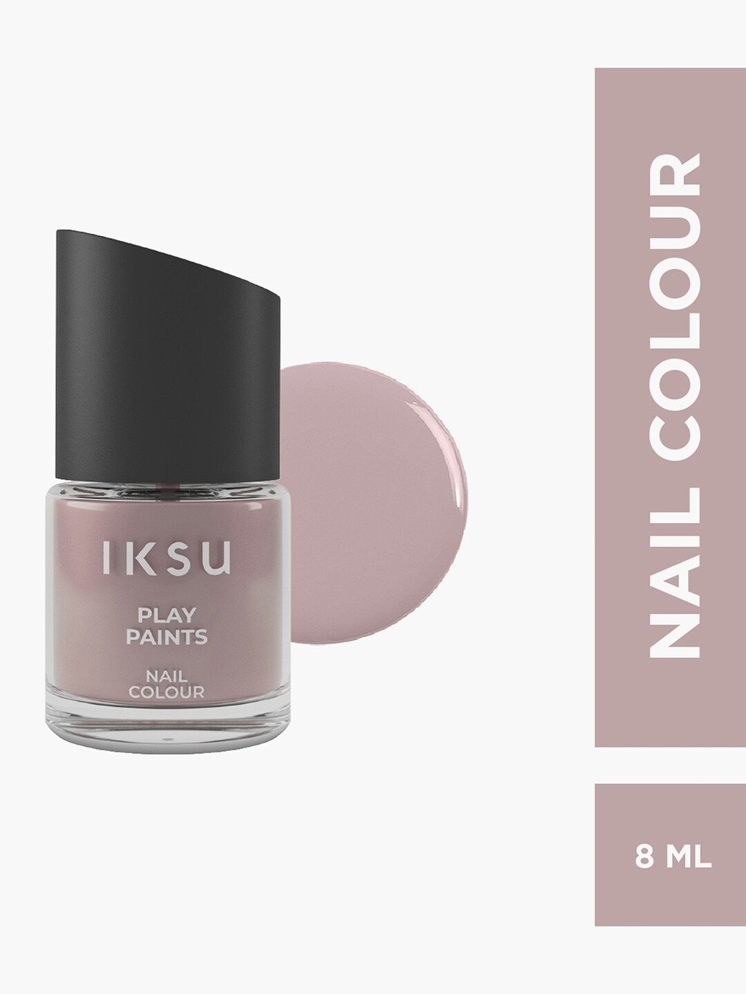 

IKSU by Lifestyle Play Paints Quick Drying Nail Polish- 8ml-Bare It Brown