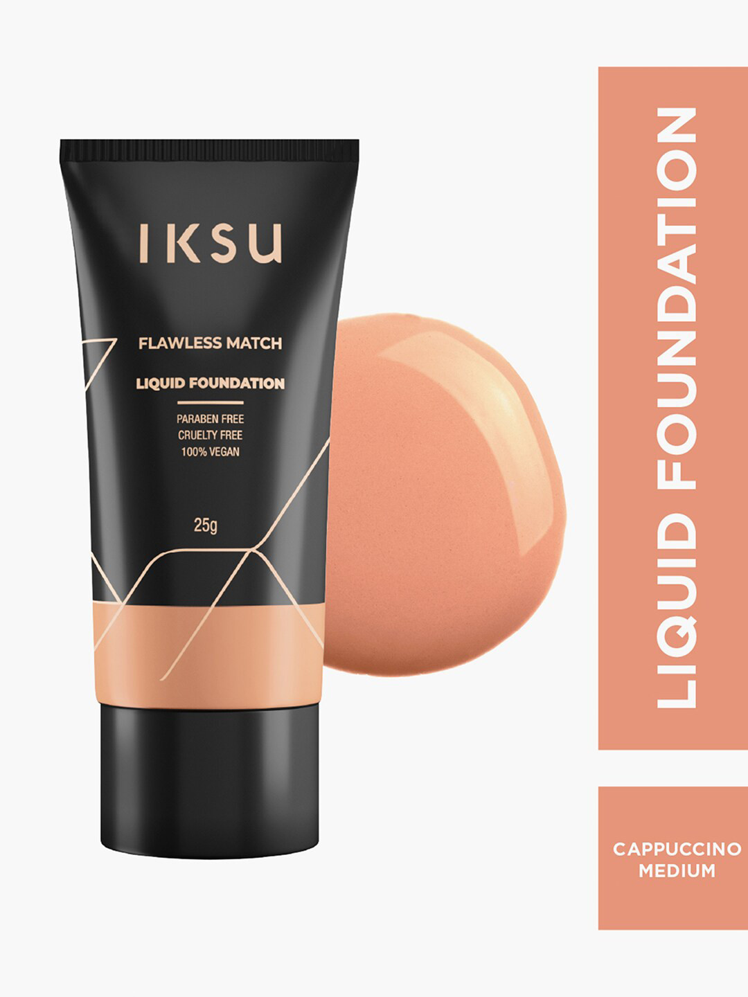 

IKSU by Lifestyle Flawless Match Liquid Foundation 25g - Cappuccino Medium, Beige