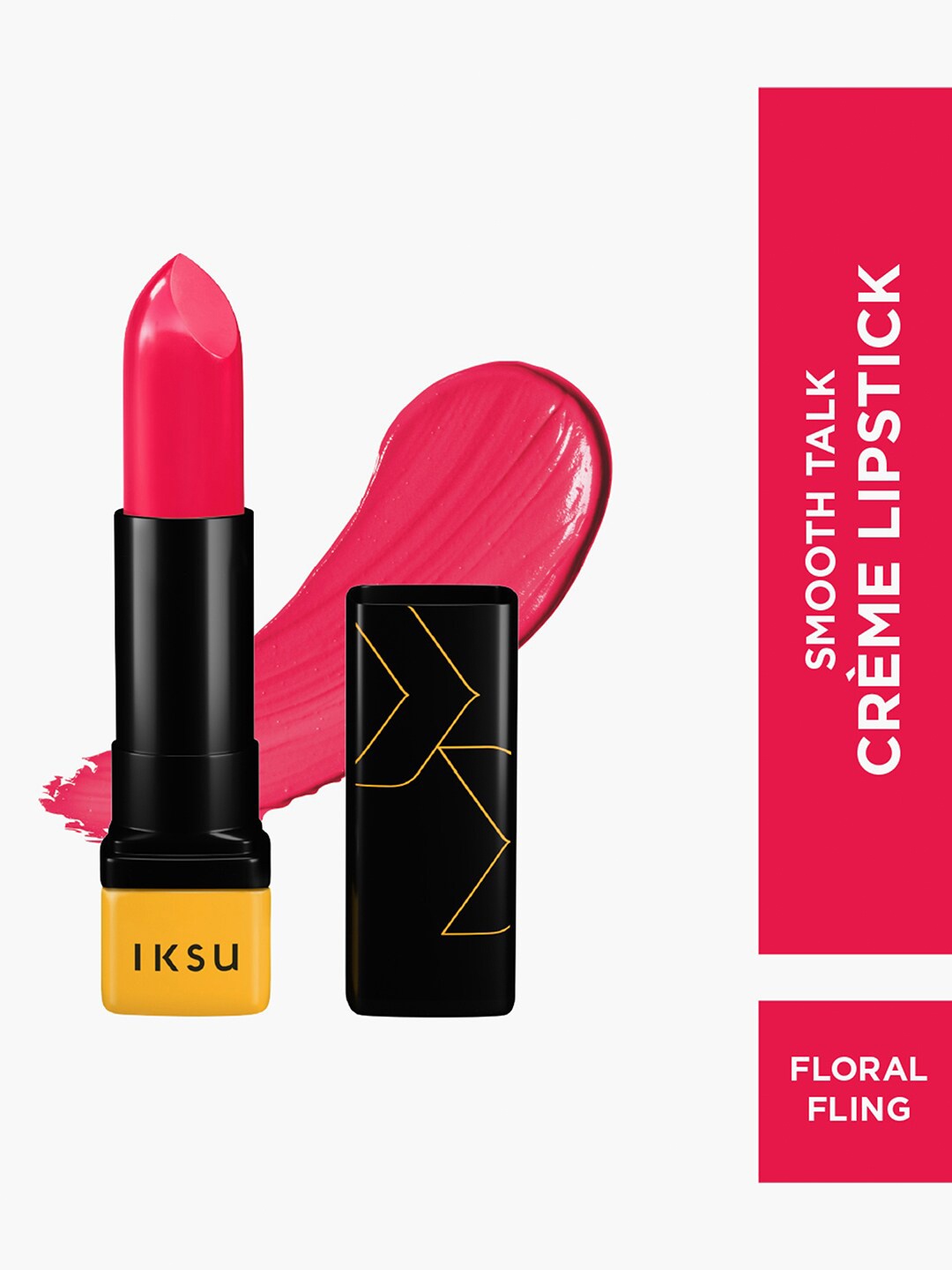 

IKSU by Lifestyle Smooth Talk Glossy Finish Creme Lipstick 4.5g - Floral Flings, Red
