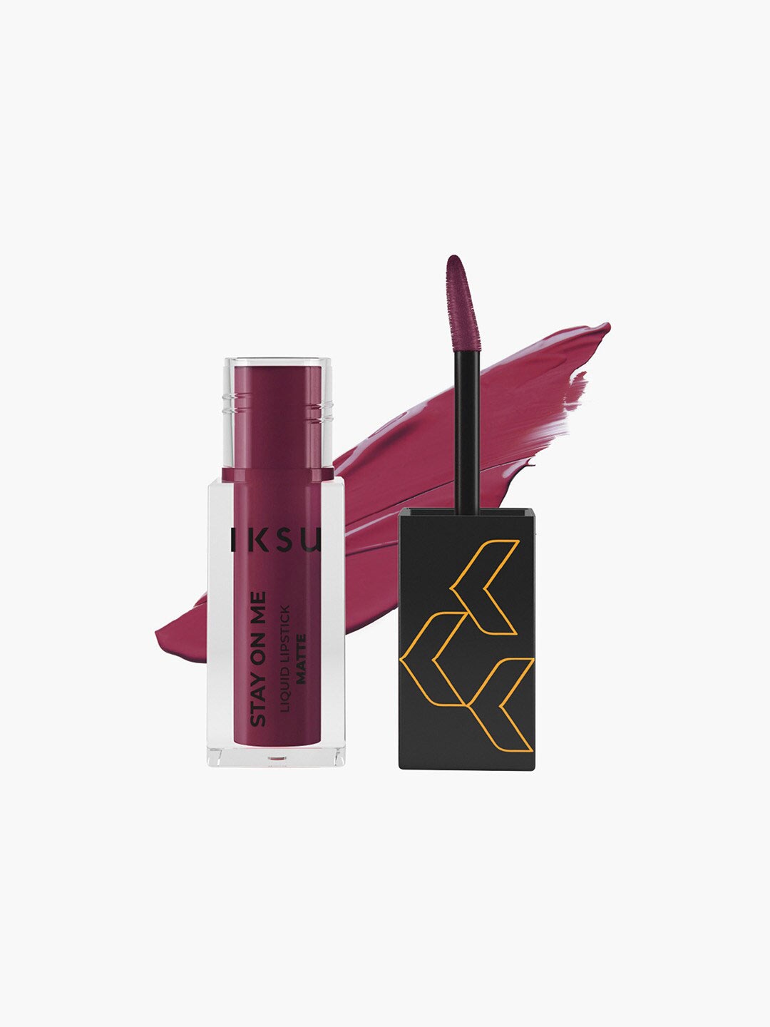 

IKSU by Lifestyle Stay On Me Matte Liquid Lipstick 4.2ml - Plumcation, Purple