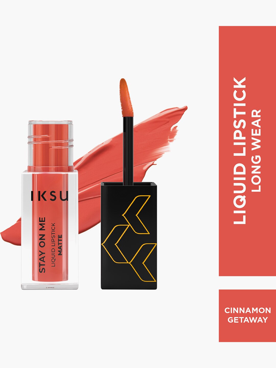 

IKSU by Lifestyle Stay On Me Matte Liquid Lipstick 4.2ml- Cinnamon Getaway, Nude
