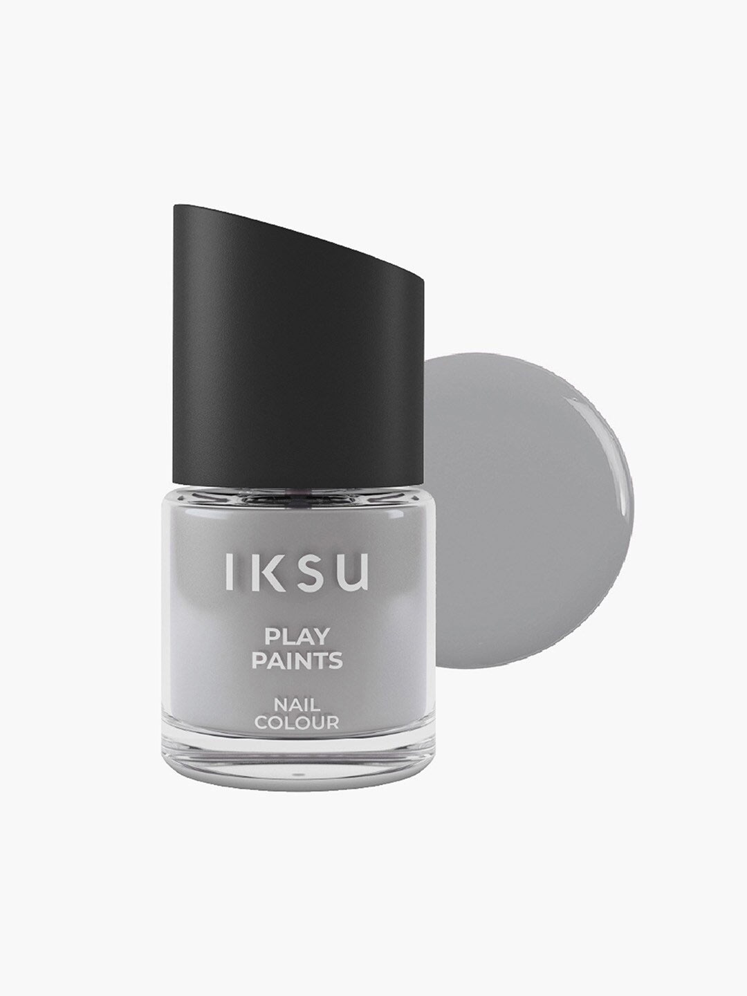 

IKSU by Lifestyle Play Paints Quick-Drying Nail Polish 8ml - Rainy Day, Grey