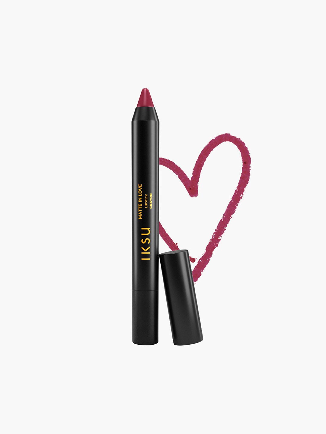 

Iksu by Lifestyle Matte In Love Crayon Lipstick 2.4 g - Magenta Margherita, Red