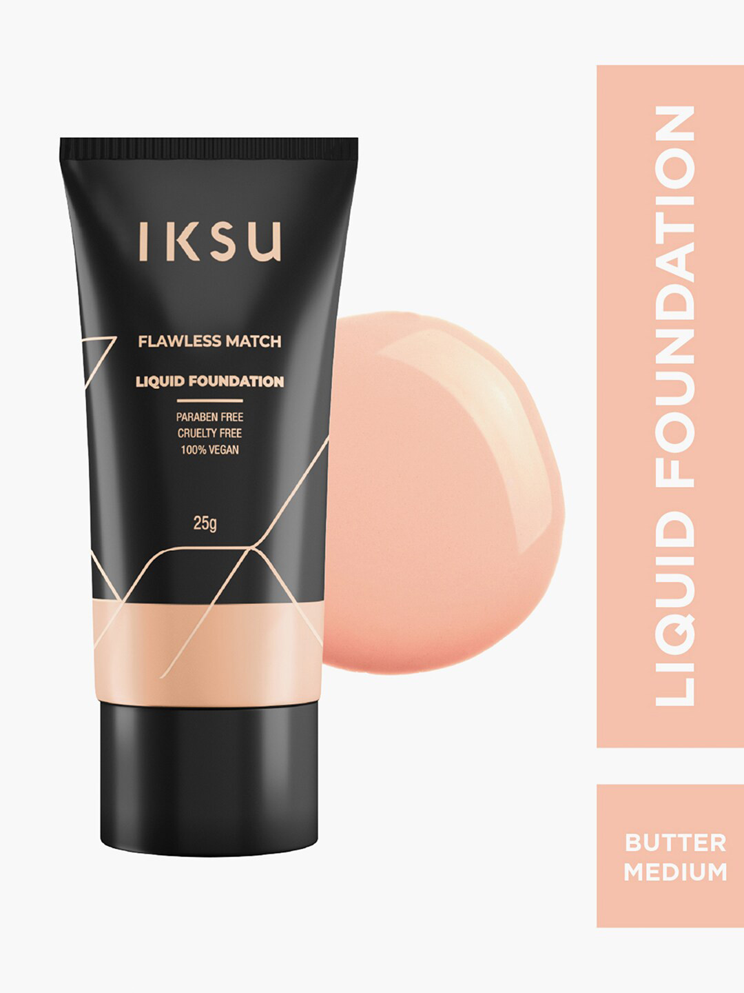 

IKSU by Lifestyle Flawless Match Liquid Foundation 25g - Butter Medium, Beige