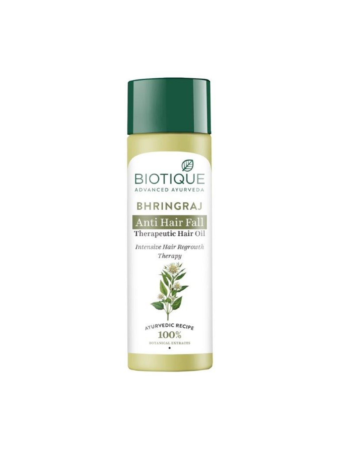 

Biotique Bhringraj Anti-Hair Fall Therapeutic Hair Oil with Licorice - 120ml, White