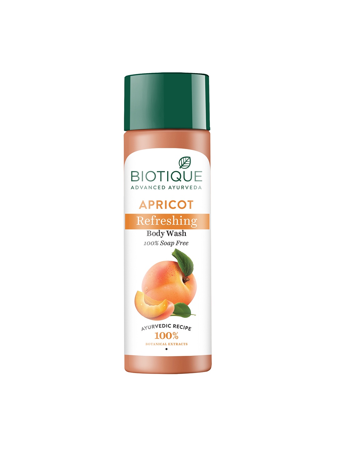 

Biotique Apricot Refreshing Body Wash with Turmeric - 190ml, White
