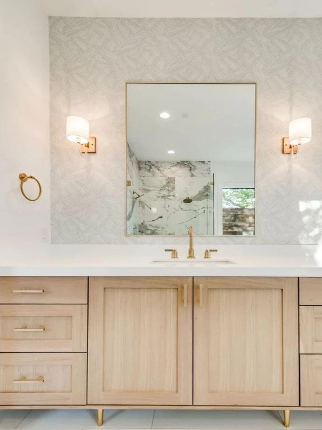 

THE HANDMADE FLAIR Silver-Toned Rectangular MDF Wall Mirror
