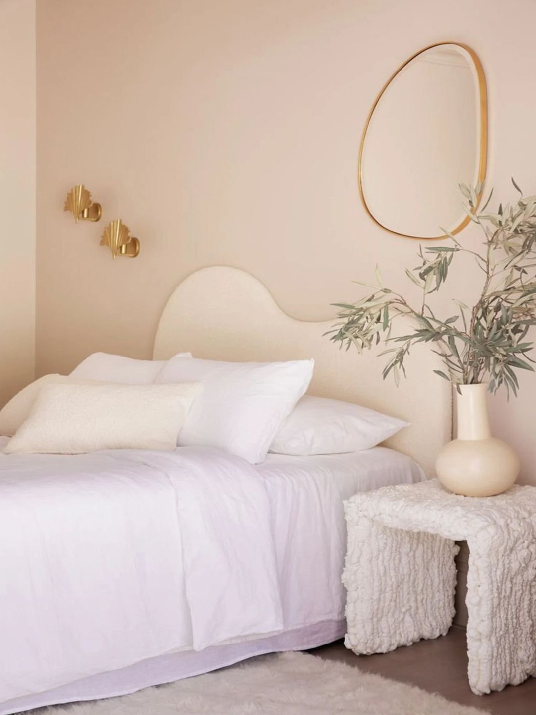 

THE HANDMADE FLAIR Silver-Toned Decorative MDF Wall Mirror