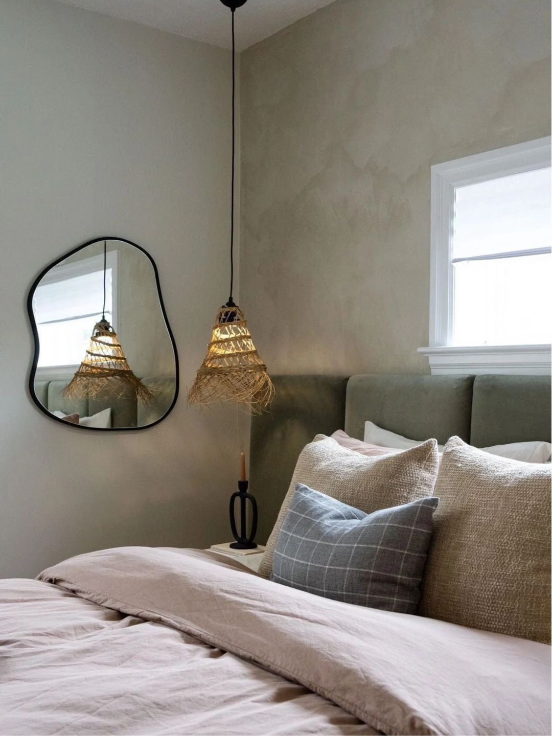 

THE HANDMADE FLAIR Black Decorative MDF Wall Mirror