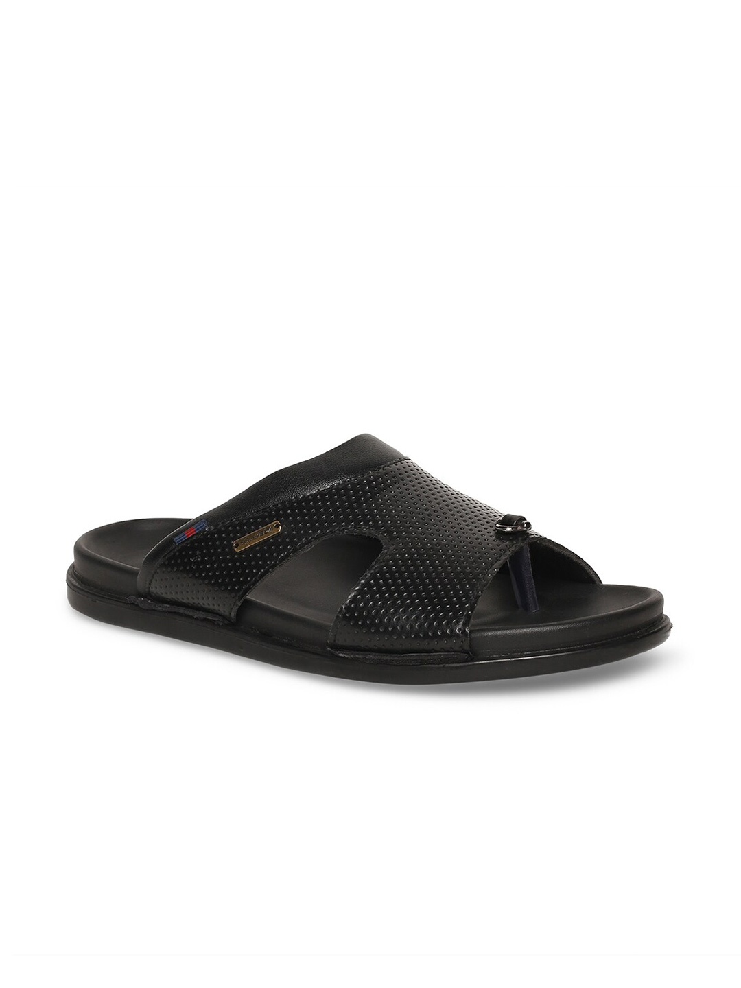 

Buckaroo Men Perforated Comfort Sandals, Black
