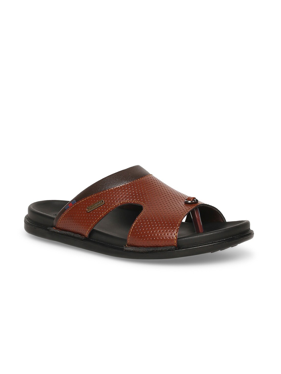 

Buckaroo Men Perforated Comfort Sandals, Tan