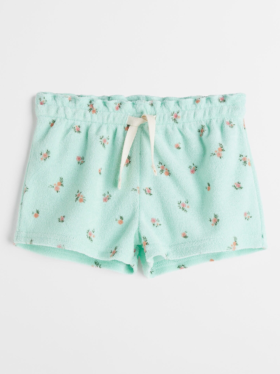 

H&M Infant Girls Terry Shorts, Green