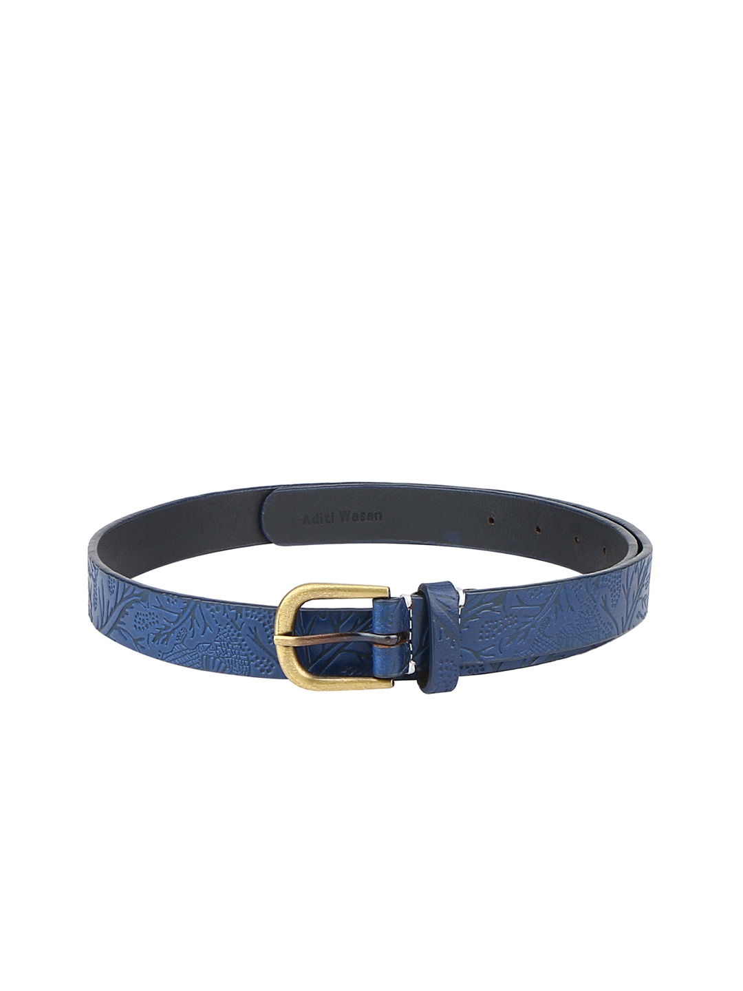 

Aditi Wasan Women Blue Textured Belt