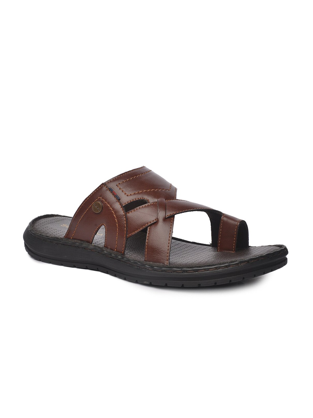 

Buckaroo Men Textured Comfort Sandals, Brown