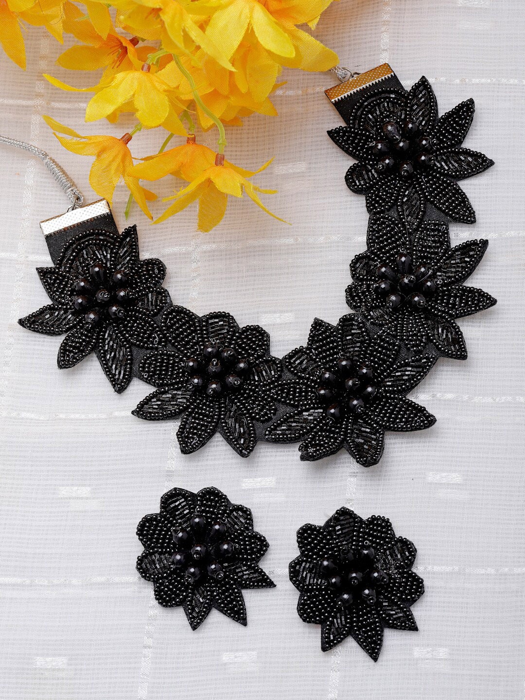 

Moedbuille Silver-Plated Beaded Jewellery Set