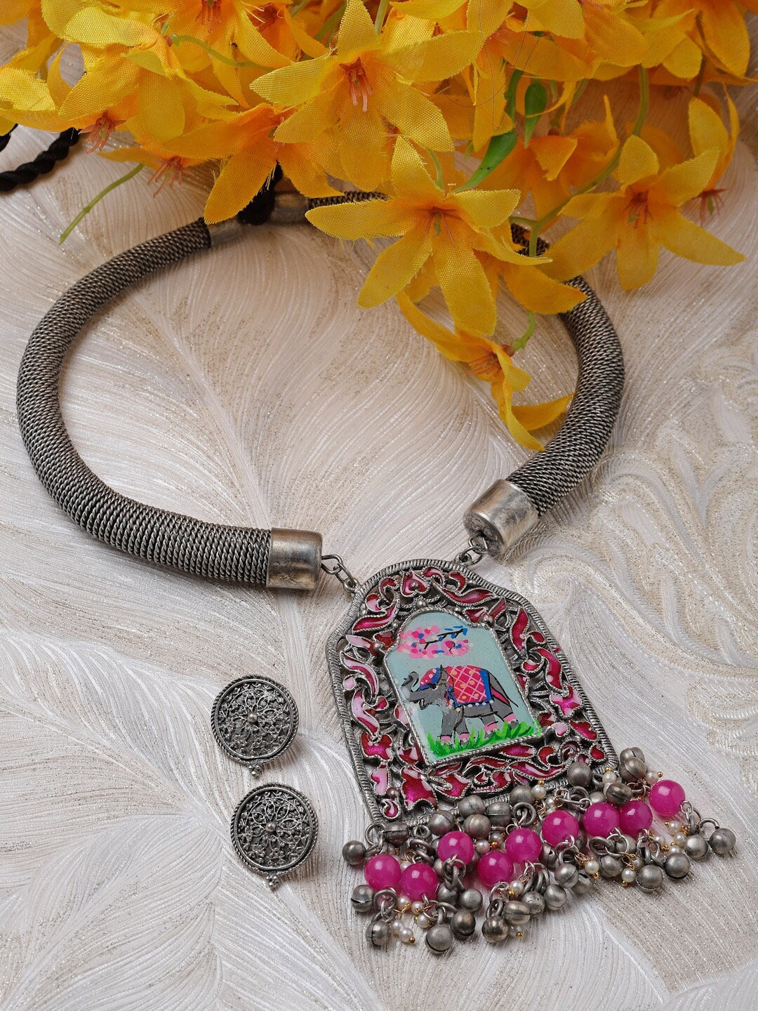 

Moedbuille Silver-Plated Jewellery Set