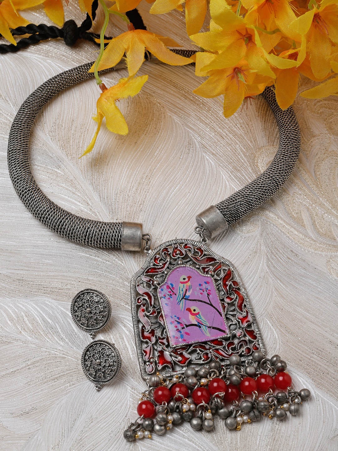 

Moedbuille Silver-Plated Jewellery Set