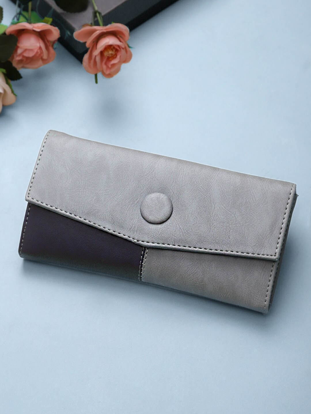 

Bag Pepper Women PU Leather Two Fold Purse Wallet, Blue