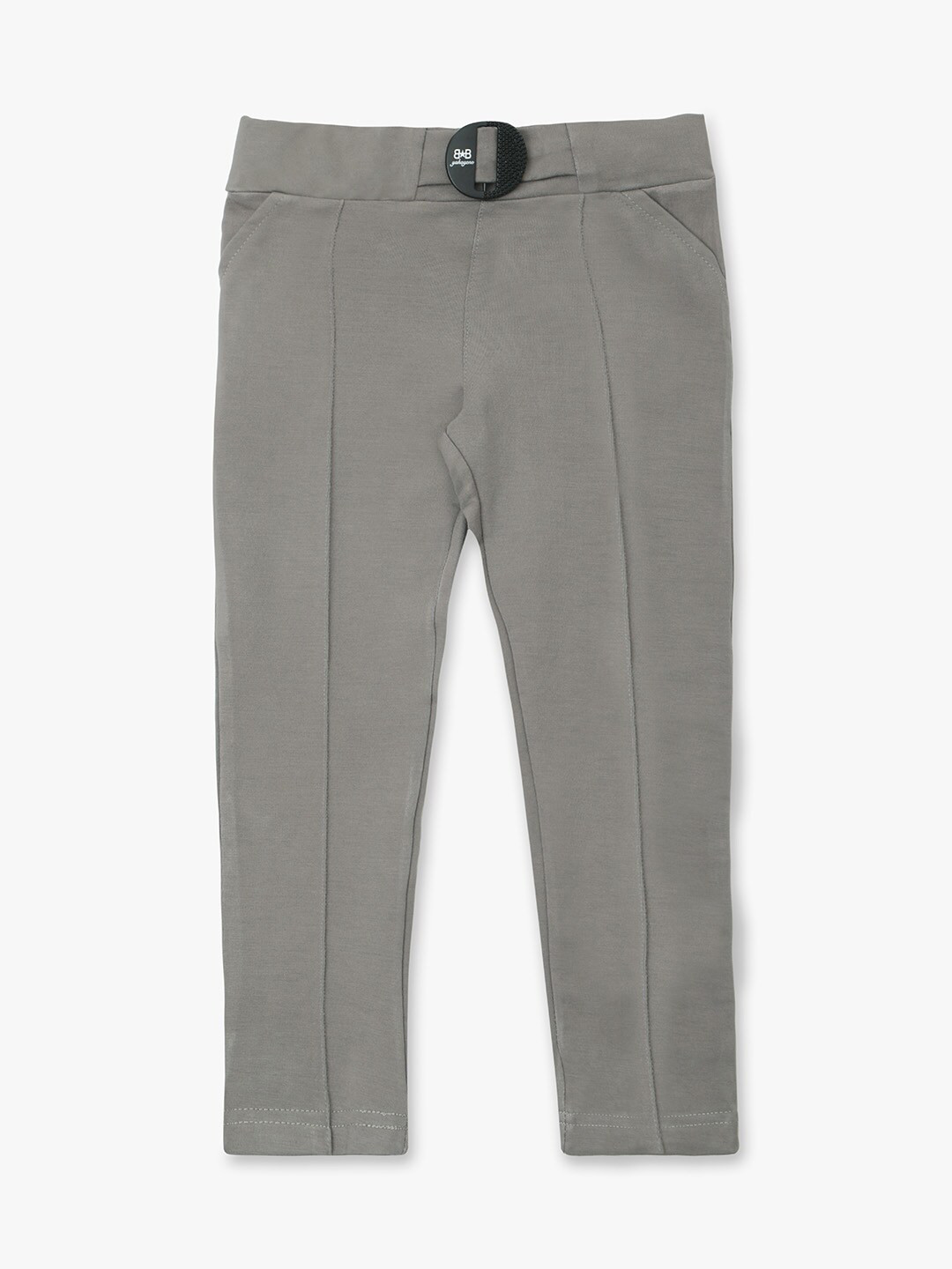 

YK Girls Slip-On Regular Fit Jeggings, Grey