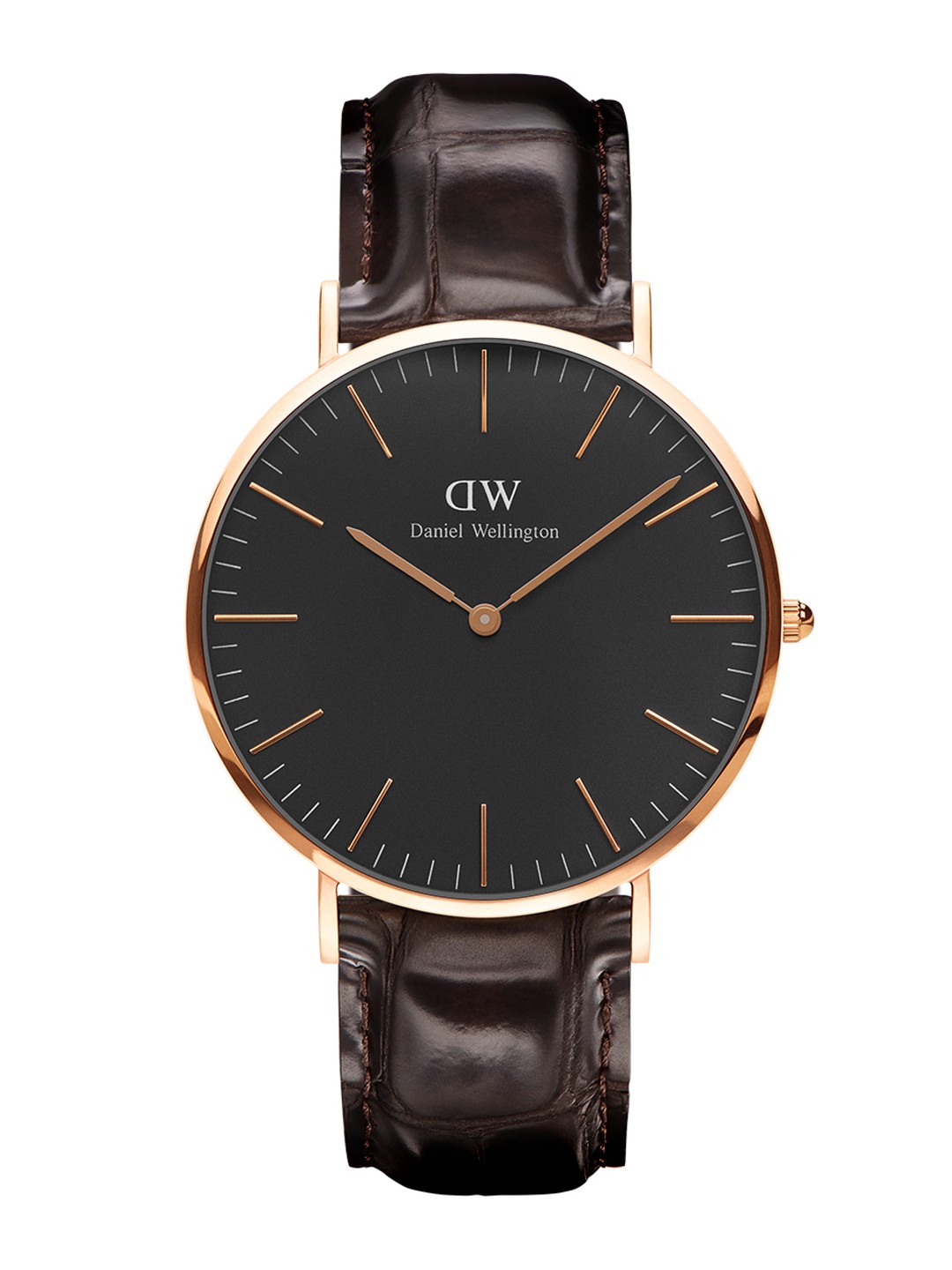 

Daniel Wellington Classic York 40mm Rose Men Black Analogue Watch DW00100128