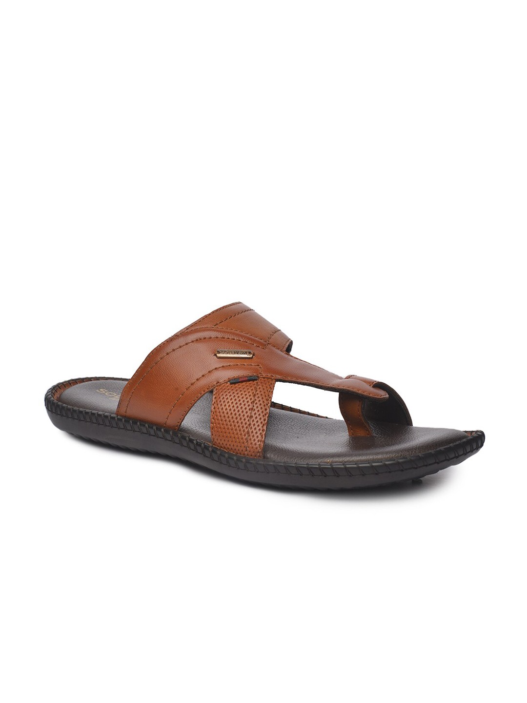 

Buckaroo Men Textured Comfort Sandals, Tan