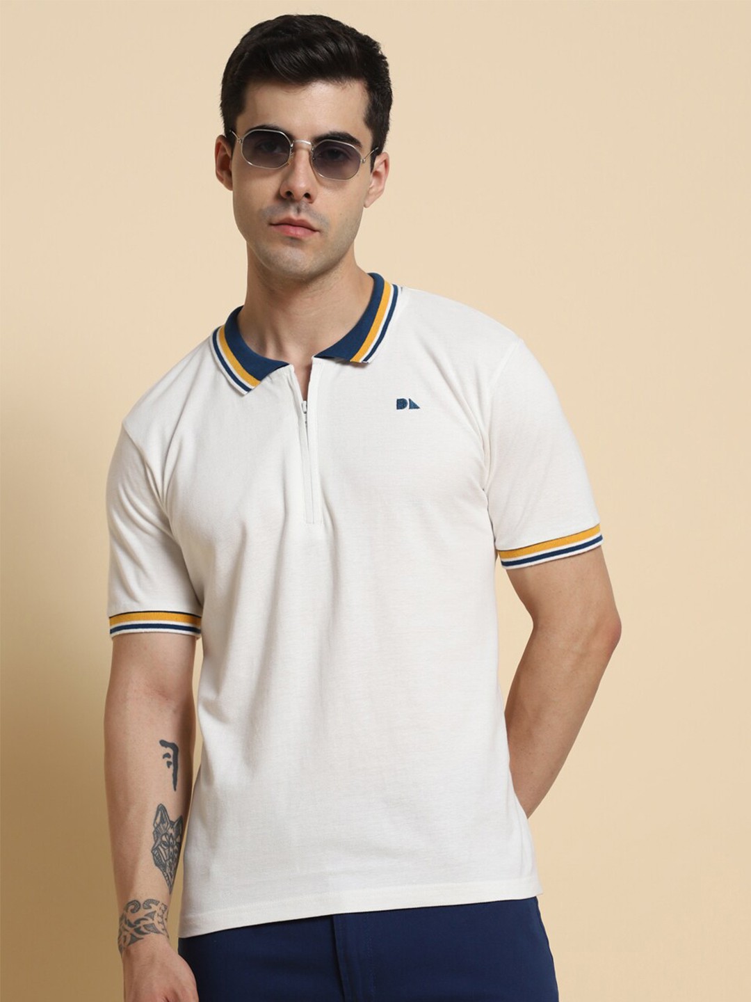 

Dennis Lingo Polo Collar Regular Fit T-shirt, Off white