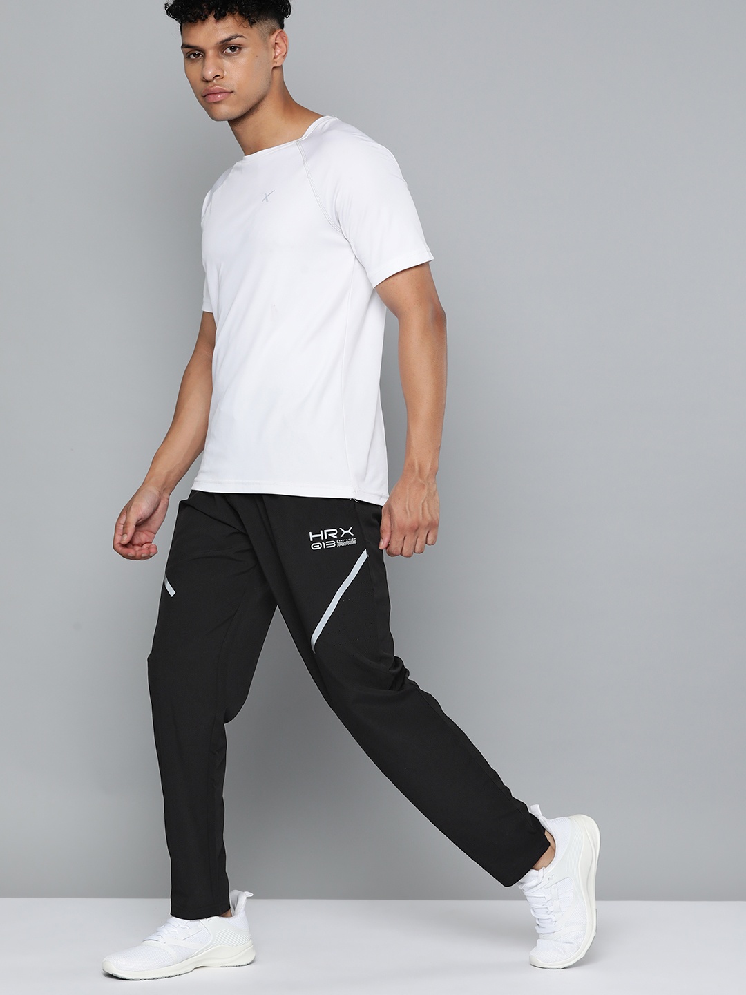 

HRX by Hrithik Roshan Men Running Track Pants, Black